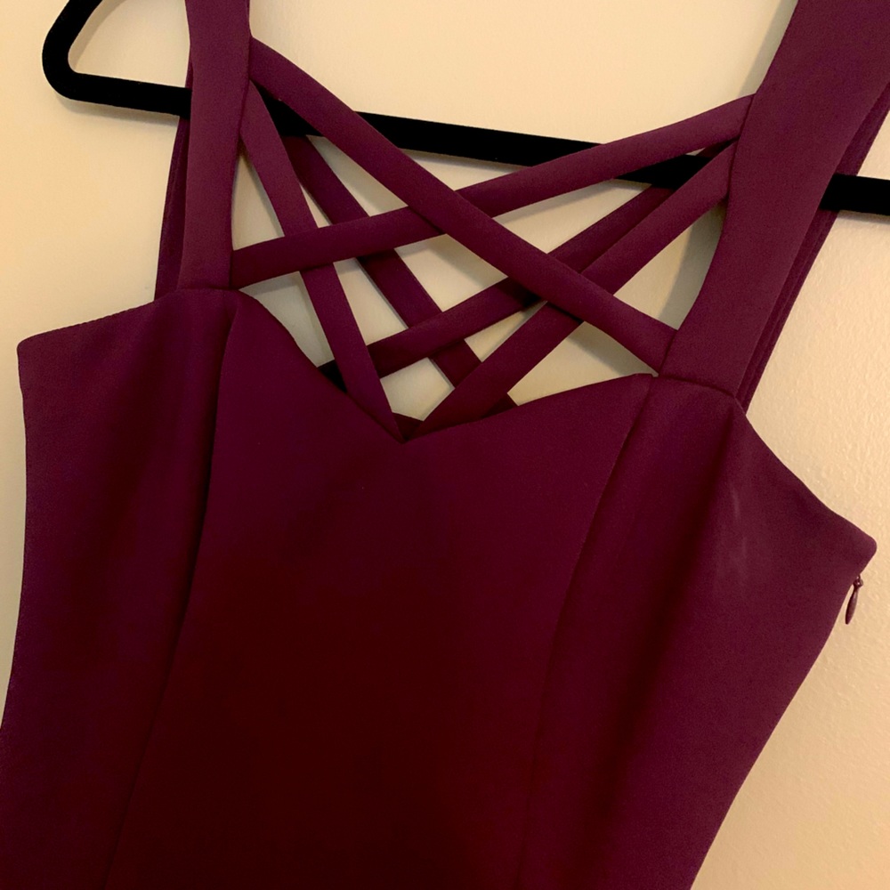 Purple Bodycon Dress